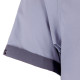 Šedá pánská košile s krátkým rukávem slim fit Aramgad 40139