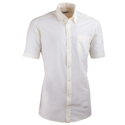 Šampaň pánská košile slim fit s krátkým rukávem Aramgad 40235