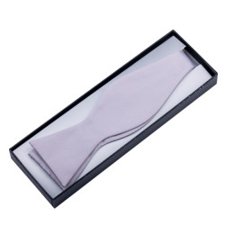 Šedý vázací motýlek Assante 90353